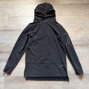 LVFT Live Fit Lifestyle x Performance Hoodie Mens Medium Grey Logo Fleece